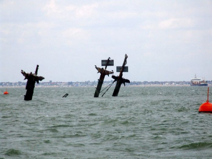 3,000 ton timebomb shipwrecked in the Thames estuary