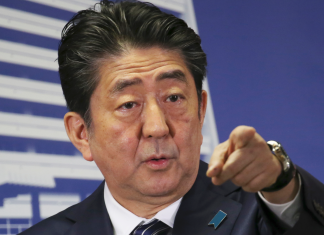Abe says his priorities are North Korea and aging Japan (Report)
