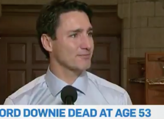 Watch Canadian PM Justin Trudeau’s tearful tribute to The Tragically Hip’s Gord Downie (Report)