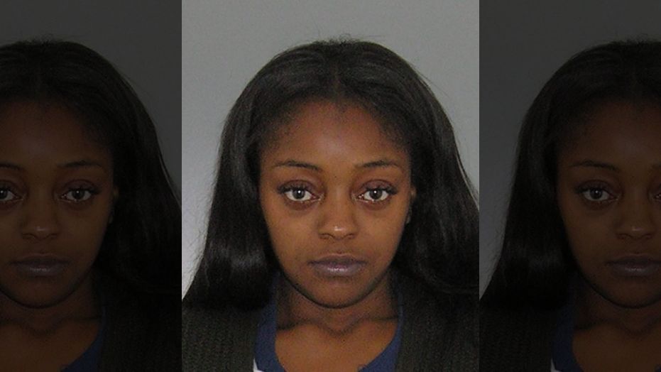 Queridea Young, 24, allegedly placed a plastic bag on her 2-year-old daughter's head on Sunday. 