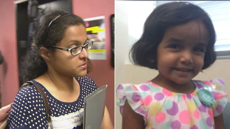 The mother of a dead 3-year-old girl from Richardson, Texas denies any role in her death.