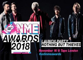 Nothing But Thieves to play VO5 NME Awards 2018 Nominations Party (Report)