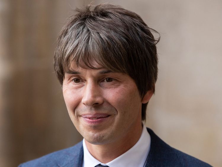 Physicist Brian Cox came to pay his respects