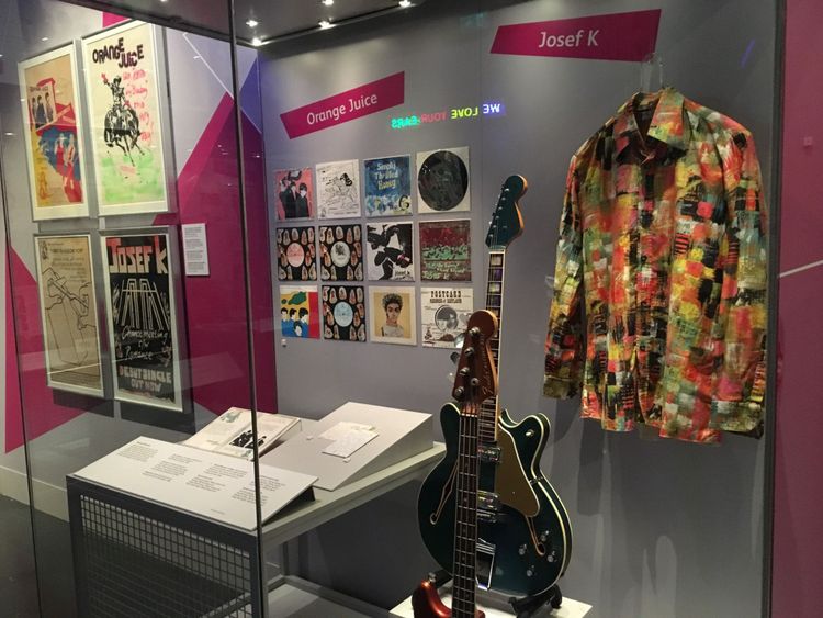 Guitars, pictures and costumes make up the items on display at the exhibition