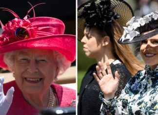 UK: The Queen is joined by Princess Eugenie & Beatrice in spectacular headwear for Ladies’ Day | Royal | News