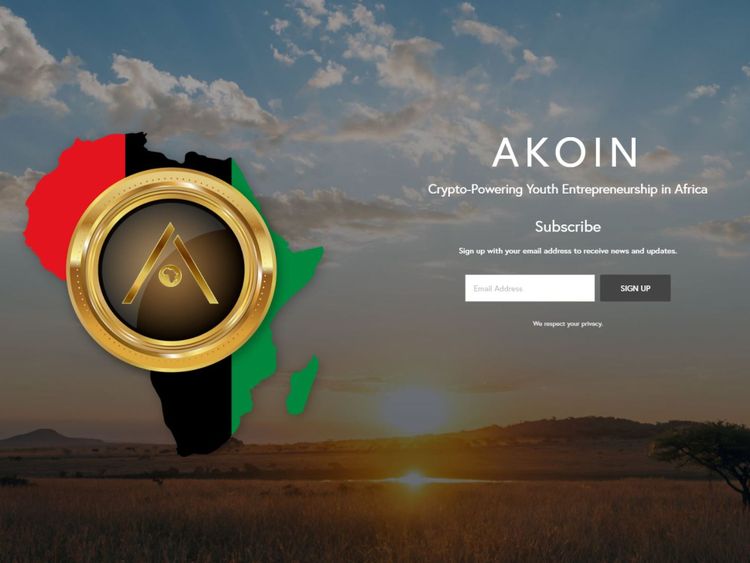 AKoin already has an official website