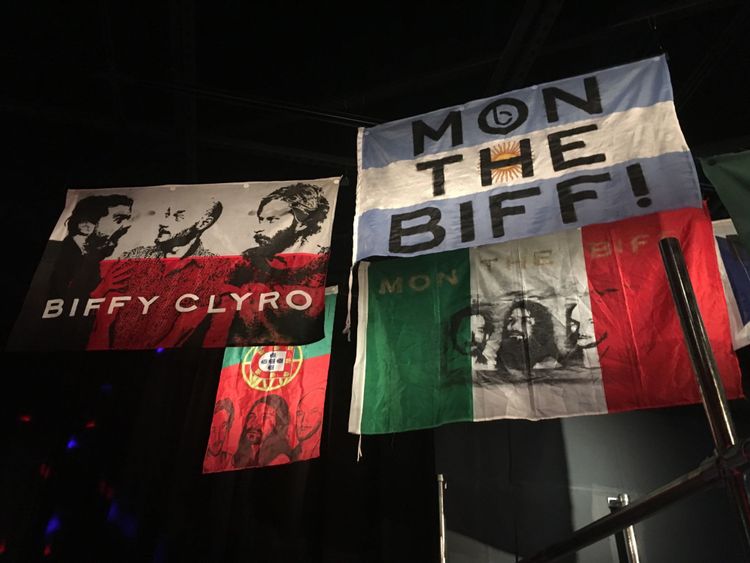 Scottish band Biffy Clyro formed in Kilmarnock, East Ayrshire