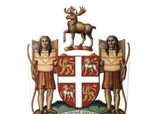 Newfoundland confronts its archaic coat of arms depicting ‘noble savage’ (Details)
