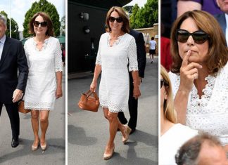 Kate’s mum Carole Middleton in Wimbledon royal box just days before Louis’ christening | Royal | News (Details)