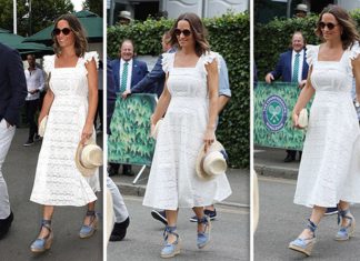Pippa Middleton shows hint of baby bump as Kate’s sister attends Wimbledon | Royal | News (Details)