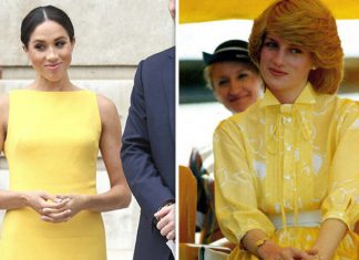 Meghan Markle channels Princess Diana in sunshine yellow dress | Royal | News (Details)