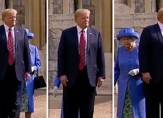Queen blocked out by Donald Trump as President BREAKS Royal protocol | Royal | News (Details)