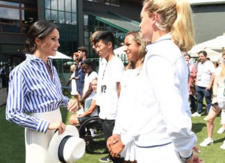 Meghan Markle is a natural with children as she meets ball boys and girls at Wimbledon | Royal | News (Details)