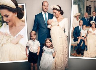 Prince Louis christening pictures: Kate and William’s family of five shown for FIRST time | Royal | News (Details)