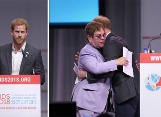 Prince Harry hugs mum’s friend and star Elton John as pair join forces for AIDs project | Royal | News (Details)