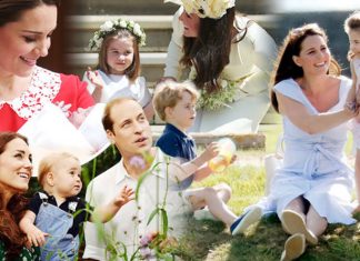 Kate Middleton in pictures: Duchess of Cambridge sweetest mothering moments | Royal | News (Details)