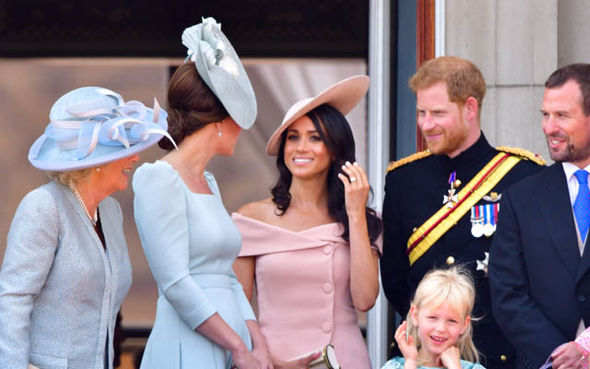 Meghan made her first balcony appearance in June