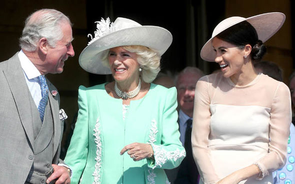 Meghan appears to already have a close relationship with the Duke and Duchess of Cornwall