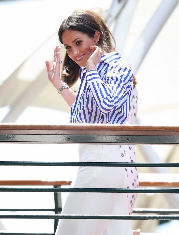 Meghan flashes her ring