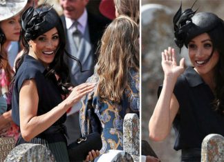 Meghan Markle dazzles in navy as she arrives for wedding of Prince Harry’s friend | Royal | News (Details)