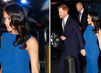 Meghan Markle pictures: Duchess of Sussex dazzles in blue with Prince Harry | Royal | News (Details)