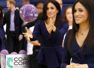 Meghan Markle plays netball in HEELS with Prince Harry at sports awards | Royal | News (Details)