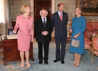 Sophie, Countess of Wessex, stuns in blue to meet Irish President with Prince Edward | Royal | News (Details)