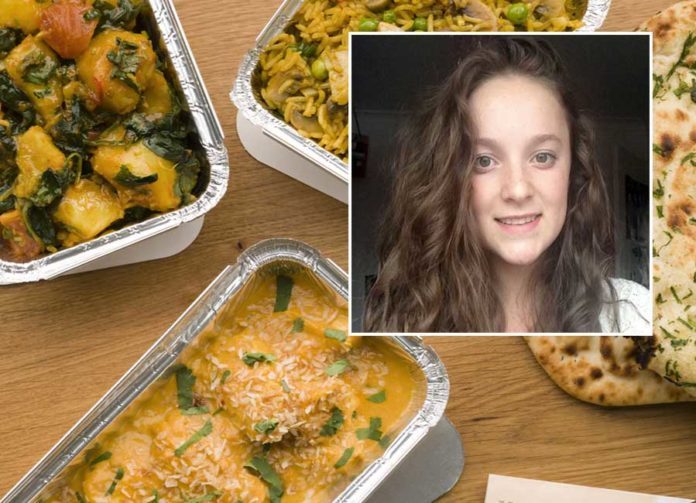 Girl who died after eating takeaway Meal