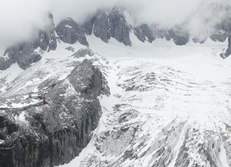 Melting glacier in china draws millions of tourists fears (Photo) Melting glacier in china draws millions of tourists fears (Photo)