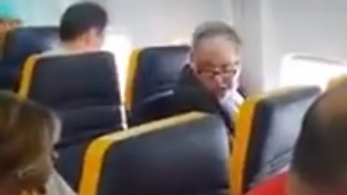 Ryanair passenger unleashes racist 