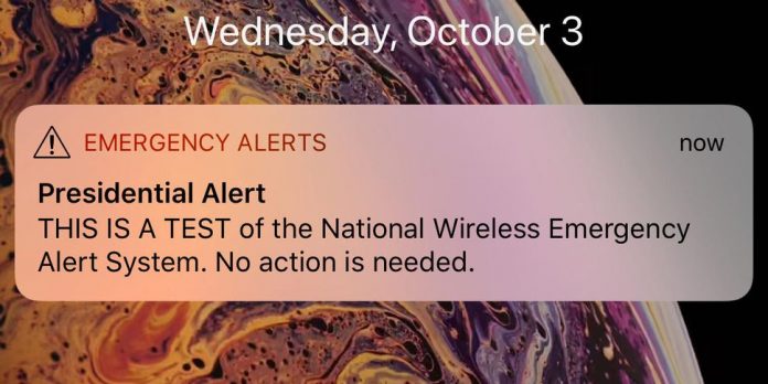 Trump Presidential text alert: FEMA's new emergency test deployed
