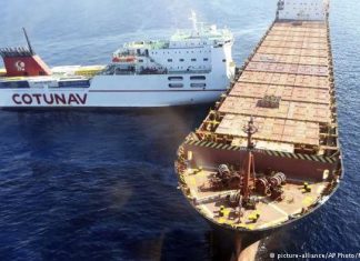 Two ships collide in Mediterranean near Corsica (Photo) Two ships collide in Mediterranean near Corsica (Photo)