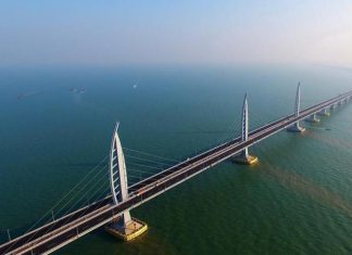 World’s longest sea-crossing bridge open nine years of construction World's longest sea-crossing bridge open nine years of construction