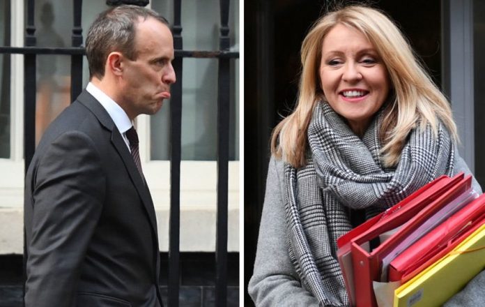 Dominic Raab, Esther McVey to quit over EU agreement