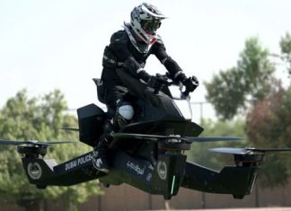 Dubai police flying bike to patrol city from 2020 (Video) Dubai police flying bike to patrol city from 2020 (Video)