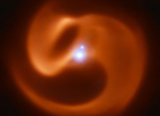 Spinning star explosion: Spectacular cosmic pinwheel is a ‘ticking bomb’ Spinning star explosion: Spectacular cosmic pinwheel is a 'ticking bomb'