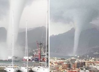 Waterspout forms off the coast of southern Italy (Watch) Waterspout forms off the coast of southern Italy (Watch)