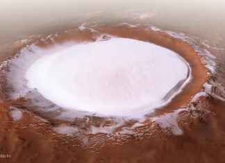 Korolev crater in Mars, Stunning Image of Ice-Filled (Photo) Korolev crater in Mars, Stunning Image of Ice-Filled (Photo)