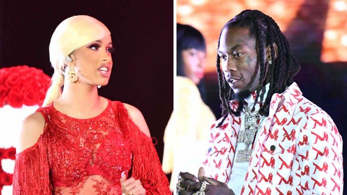 Offset crashes Cardi B's gig begging for forgiveness (Watch)