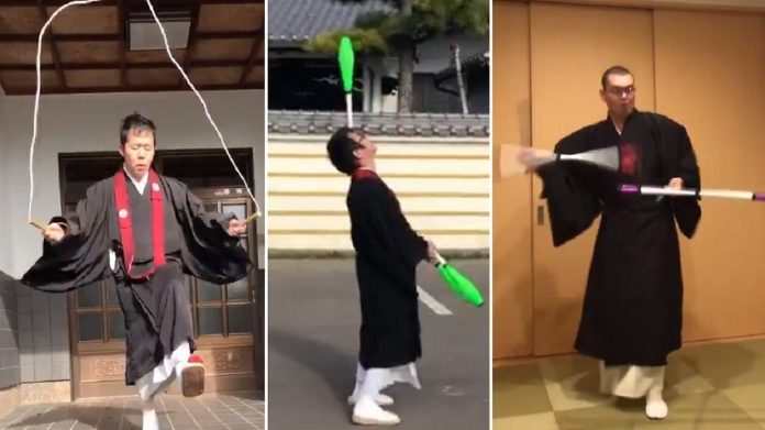 Japanese 'I can do it in monk's robe' videos go viral (Watch)