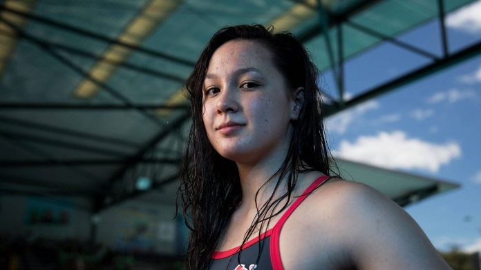 Swimmer banned from competition because of her disability