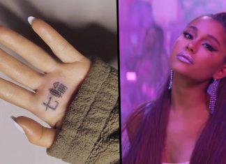 Ariana Grande fixes tattoo gone wrong (UPDATE) Ariana Grande fixes tattoo gone wrong (UPDATE)