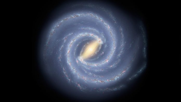 Milky Way real shape, Hundreds of billions of stars provide the gravitational glue