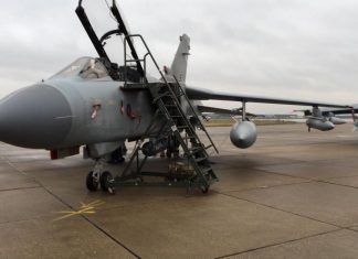 RAF Tornado jets return home for final time, Report RAF Tornado jets return home for final time, Report