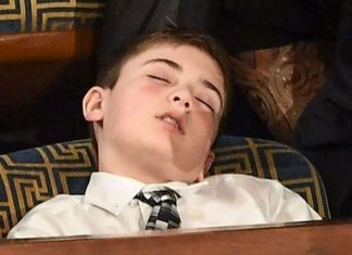 Sleeping Joshua Trump goes viral (Picture) Sleeping Joshua Trump goes viral (Picture)