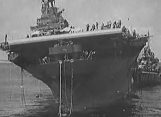 USS Hornet found in Pacific Ocean by a research vessel USS Hornet found in Pacific Ocean by a research vessel