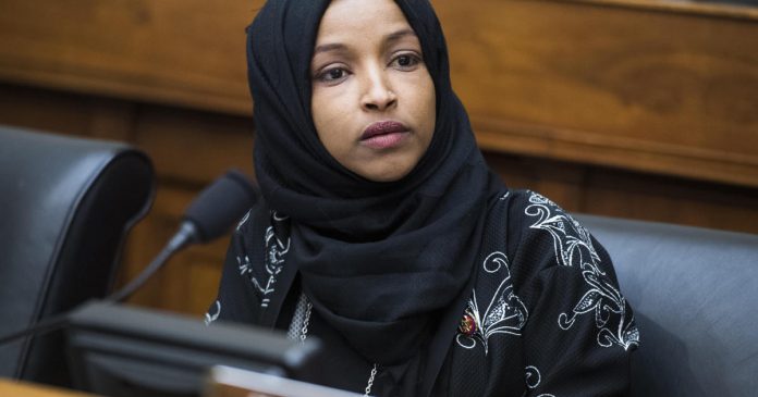 Ilhan Omar blasts GOP over poster at West Virginia linking her with the 9/11 attacks