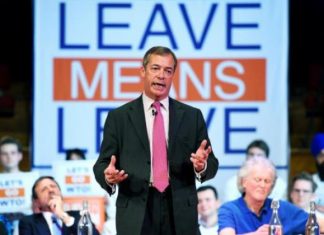 Nigel Farage to lead 260-mile march in ‘Brexit betrayal’ protest, Report Nigel Farage to lead 260-mile march in 'Brexit betrayal' protest, Report