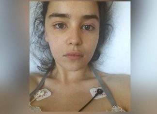 Emilia Clarke shares pictures of her undergoing treatment Emilia Clarke shares pictures of her undergoing treatment