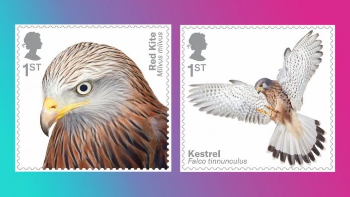 Royal Mail unveils iconic bird of prey stamps (Photo)